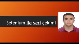 Python selenium ile veri çekme
