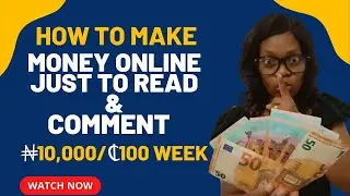 HOW TO MAKE MONEY ONLINE BY READING NEWS AND COMMENT