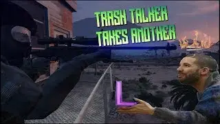 GTA 5 TRASH TALKER GETS OWNED IN A 1V1  (PC)