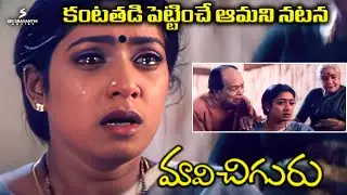 కంటతడి పెట్టించే ఆమని నటన | Maavichiguru Movie Emotional Scene | Jagapathi Babu | Aamani