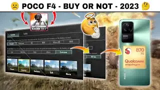 🔥POCO F4 5G BGMI TEST WITH FPS METER | SD 870 IS GOOD FOR GAMING