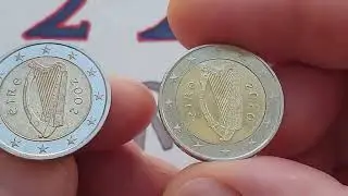 2 Euro coins 2002 & 2020 Very Rare from Ireland 🇮🇪 👍👍