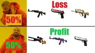 50/50 Covert Tradeup! Printstream, Wildfire or Neon Rider - Don't make Drake sad!