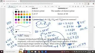 GRE Manhattan 5lb Chapter 13 Divisibility and Primes Questions 4, 5, 7, 8, 9, 10