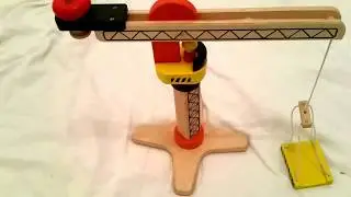01 Revue de jouet : Wonderworld Grue en Bois
