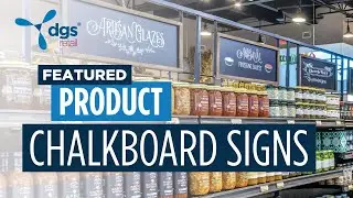 Elevate Your Retail Displays with DGS Retail&rsquo;s Chalkboard Signs! Rustic, Versatile & Customizable!