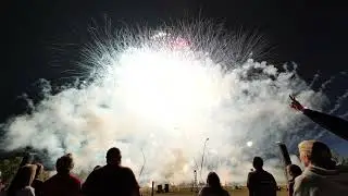 2025 Sky Wars - National Anthem/21 Gun Salute - Raccoon Fireworks - Mike and Devon Walter w/ MOpyro