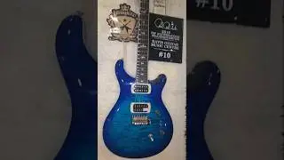 PRS SE Custom 24-08 Quilt Lake Blue Electric Guitar at Davis Guitar Music Centre Singapore