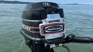 1971 Mercury Thunderbolt 7.5hp GPS power run