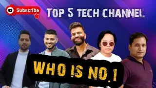 BIGGEST 5 TECH YOUTUBE CHANNEL INDIA 2021⚡⚡ - Which Smartphone📱 Do We Use?Most Subscribe [2020-2025]
