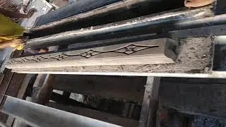 Cement door frame