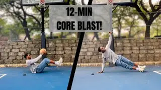 12-Minute Core Workout for Basketball Players | Get Stronger Abs and Explosive Power!