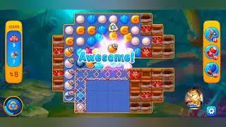 фишдом 2022  #  10848 уровень - прохождение без бустеров # Fishdom,   10848  level - no Boosters.