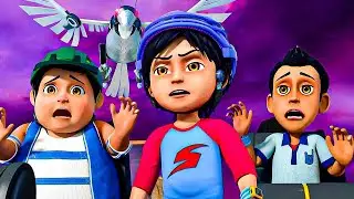 ശിവ കേ ദോസ്തോ പർ റോബോട്ട് ചിദിയ കാ ഹംല! | Shiva | Robot Bird Attacks Shiva's Friends!