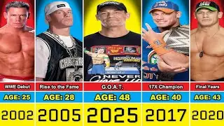 💔John Cena Transformation From 0 to 48 Year Old🐐