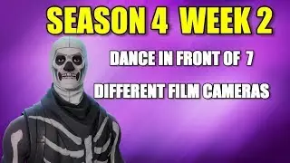 Fortnite - Dance In Front Of 7 Different Cameras Challenge - (Season 4 Week 2)