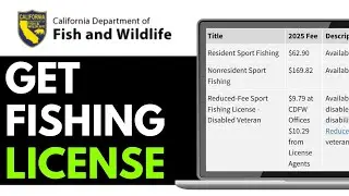 How to Get a Fishing License in California 2025 (FULL TUTORIAL)
