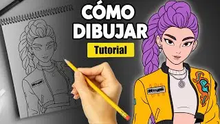 C&oacute;mo dibujar a RUMI de KPOP demon Hunters | Tutorial de dibujo