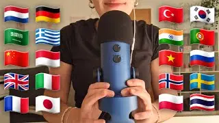 Asmr Whispering the MONTHs in Different Languages🐣🌺🍂☃️
