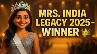From Airport Delays to a Crowned Victory – Mrs. India Legacy 2025 ✨