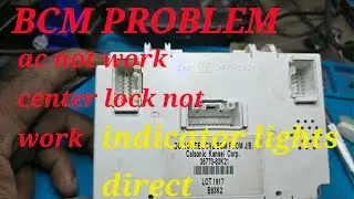 Maruti Ritz indicator direct not work ac center lock not working 