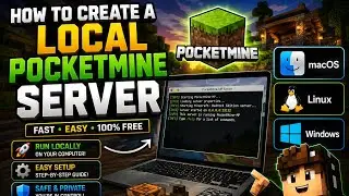 How to Create a LOCAL Minecraft Bedrock Server in 2026–2027 | PocketMine-MP (Altay)