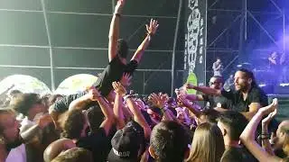 Crystal Lake - Crowd Surfing a lo loco en el Resurrection Fest 2018 - Viveiro