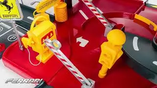 Іграшковий гараж Bburago Ferrari 3 рівня, 2 машинки 1:43 (18-31204)