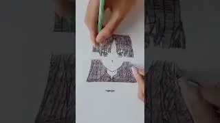 lv1 2 3 4 5 6 draw like a printer  #youtubeshort #drawlikeprinter #drawinganime #shortsvideo