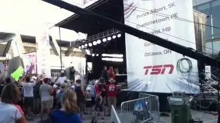 TSN Kraft Tour - Ottawa clip 2 24 Aug 2014