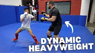 Sparring SUPER Dynamic & Explosive Heavyweight MMA Fighter
