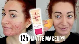 12 HOUR FOUNDATION FOR OILY SKIN?! Essence All About Matt Review | Jess Bunty