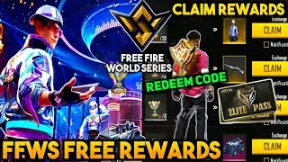 FREE REWARDS FFWS EVENT || FREE ELITE PASS ?? FREE FIRE WORLD SERIES EVENT FREE REWARDS