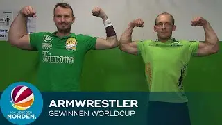 Armwrestler vom VfL Wolfsburg sind frisch gebackene Worldcup-Gewinner