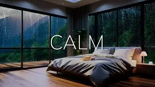 Soothing Music with Minimal Piano and Rain 🎵 Stress Relief Sleep Focus 🌦️ Mental Clearance