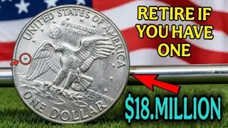 Most Rare & Valuable 1976 Eisenhower Dollar Coin! US One Dollar Coins Worth Big Money? 
