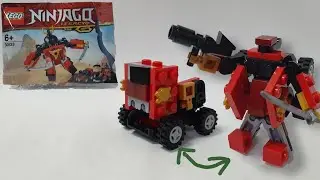 [MOC] LEGO Ninjago Legacy 30533 Sam-X alternative build: Tiny red truck