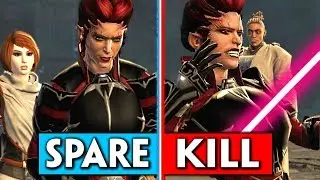 The Fate of Darth Malora - Kill [DARK SIDE] VS Spare [LIGHT SIDE] - Jedi Under Siege Republic Ending