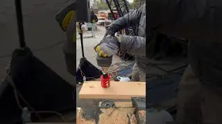 Innovative Hole Saw System That Makes Life Easier! #innovation #shorts #construction