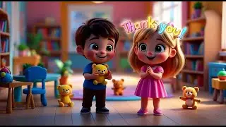Good Manners Song for Kids 🙏✨ | Please, Sorry, Thank You | Super Colorful 3D Cartoon