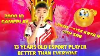 POONGOD STRATEGY AND GAMEPLAY ANALYSIS 🤔|| 13 YEARS OLD CHILD BEST ESPORT PLAYER || FREE FIRE ESPORT