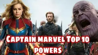 Top Ten Superpowers of CAPTAIN MARVEL | MARVEL | TAMIL