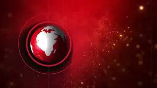 RED Professional World News Looped Background with 4K Quality Template | FREE TO USE |  MagnumEdits