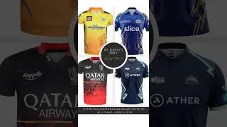 ALL IPL 2024 TEAMS JERSEYS || ENJOY IPL 2024 WITH YOUR FAVOURITE TEAMS JERSEYS