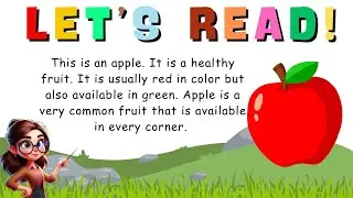 ENGLISH READING LESSON| PRACTICE READING FOR KIDS| SIMPLE SENTENCES | TEACHER ALI