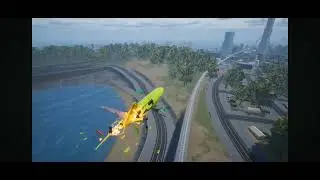 Brick rigs plane crash