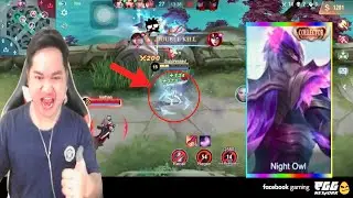 #MANO លេងGUSION SKIN NIGHT OWL ខឹង HANZO លួចតែBUFF #gusion #mobilelegends #gameplayproplayer #mlbb