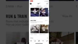 NIKE RUN APP Guided Run