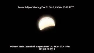 Winter Solstice Total Lunar Eclipse Time Lapse 21 Dec 2010 HD1080p