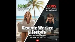 Remote Worker Lifestyle Pros & Cons | Work From Home Truth | Remote Jobs in Urdu/Hindi